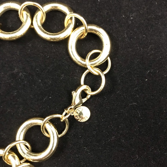 J Crew Chunky Gold Chain Choker Necklace - Picture 4 of 4